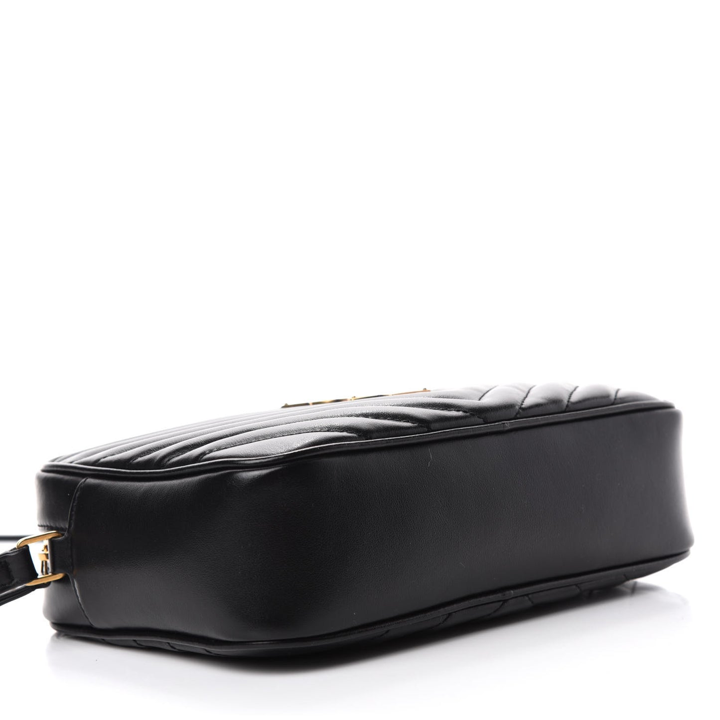 Calfskin Matelasse Monogram Lou Camera Bag Black