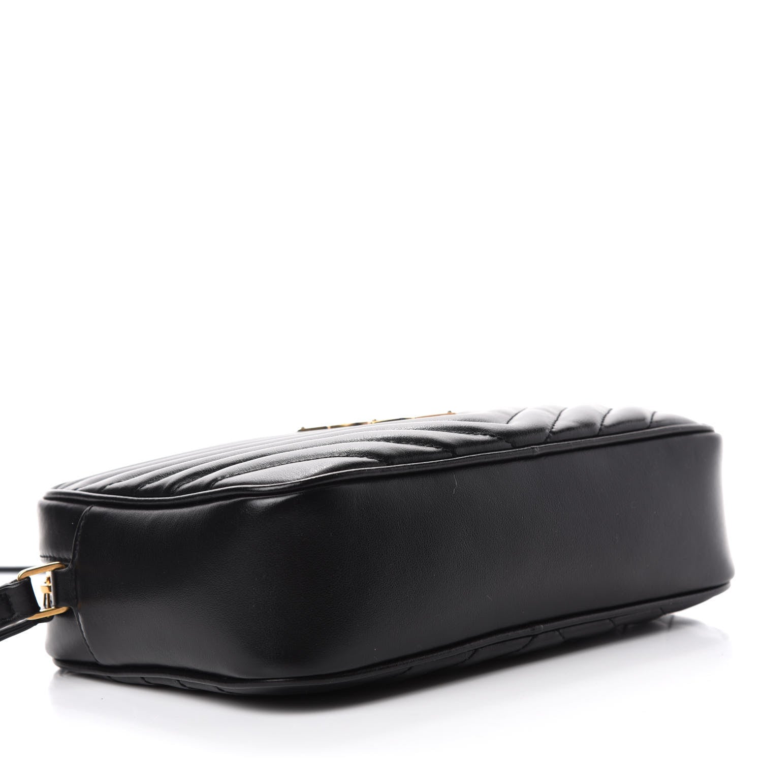 Saint Laurent Calfskin Matelasse Monogram Lou Camera Bag Black 4 of 10