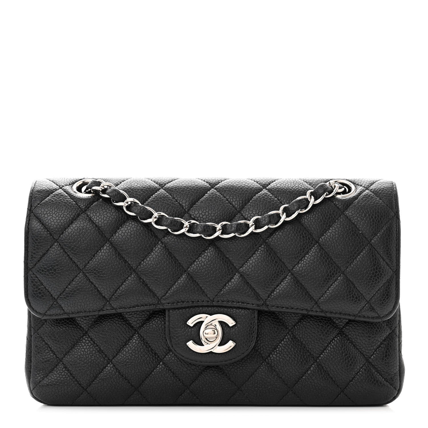 Chanel Caviar Quilted Small Double Flap Black 1 of 13