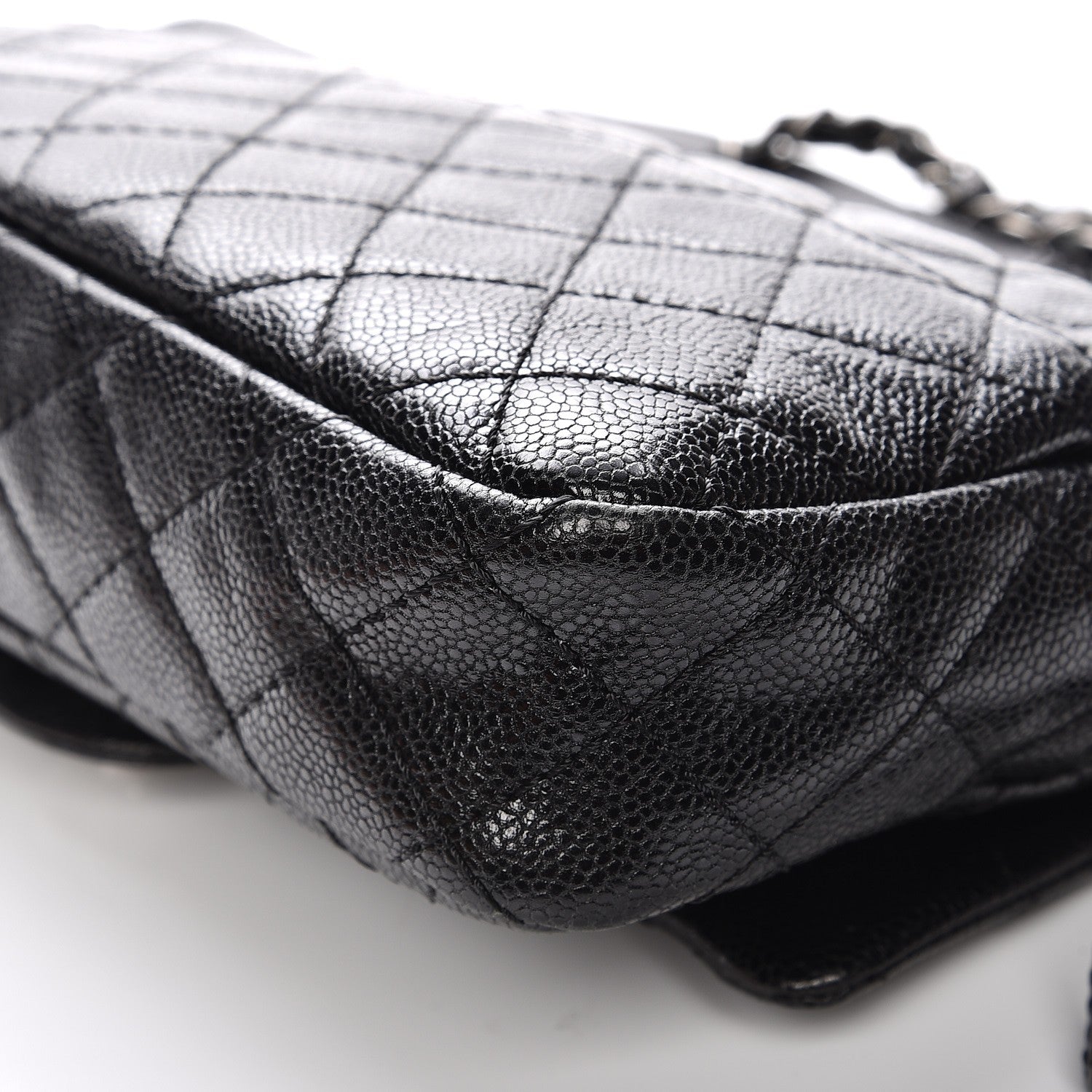 Chanel Iridescent Caviar Quilted Small Chic Flap Black 11 of 11