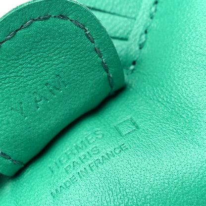 Hermes Milo Lambskin Matte Alligator Touch Grigri Rodeo Horse Bag Charm PM Menthe Vert Jade 3 of 4