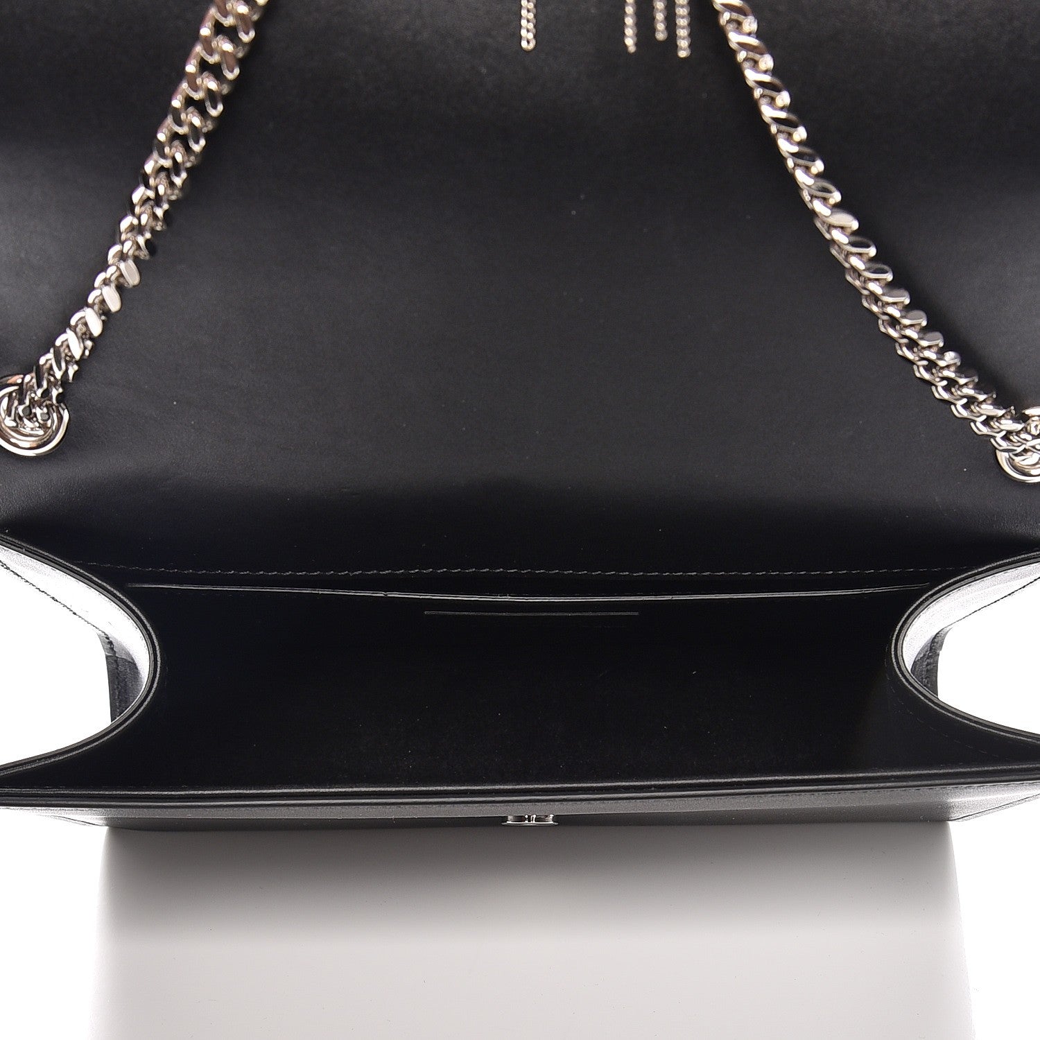 Saint Laurent Smooth Calfskin Medium Classic Monogram Kate Tassel Satchel Black 5 of 7