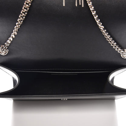 Saint Laurent Smooth Calfskin Medium Classic Monogram Kate Tassel Satchel Black 5 of 7
