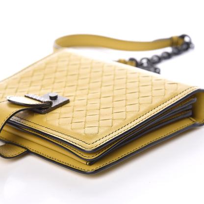 Bottega Veneta Nappa Intrecciato Chain Wallet Luteous 10 of 11