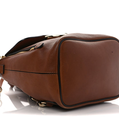 Chloe Suede Calfskin Small Faye Backpack Tobacco 8 of 14