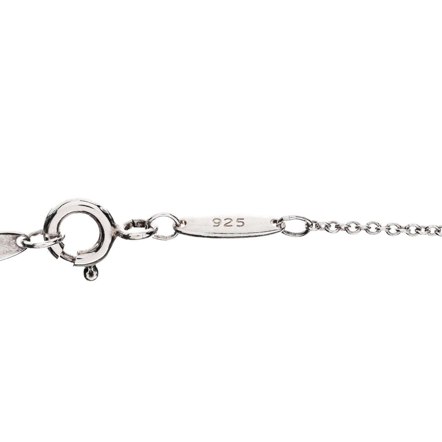 Sterling Silver 12mm Elsa Peretti Cross Pendant Necklace