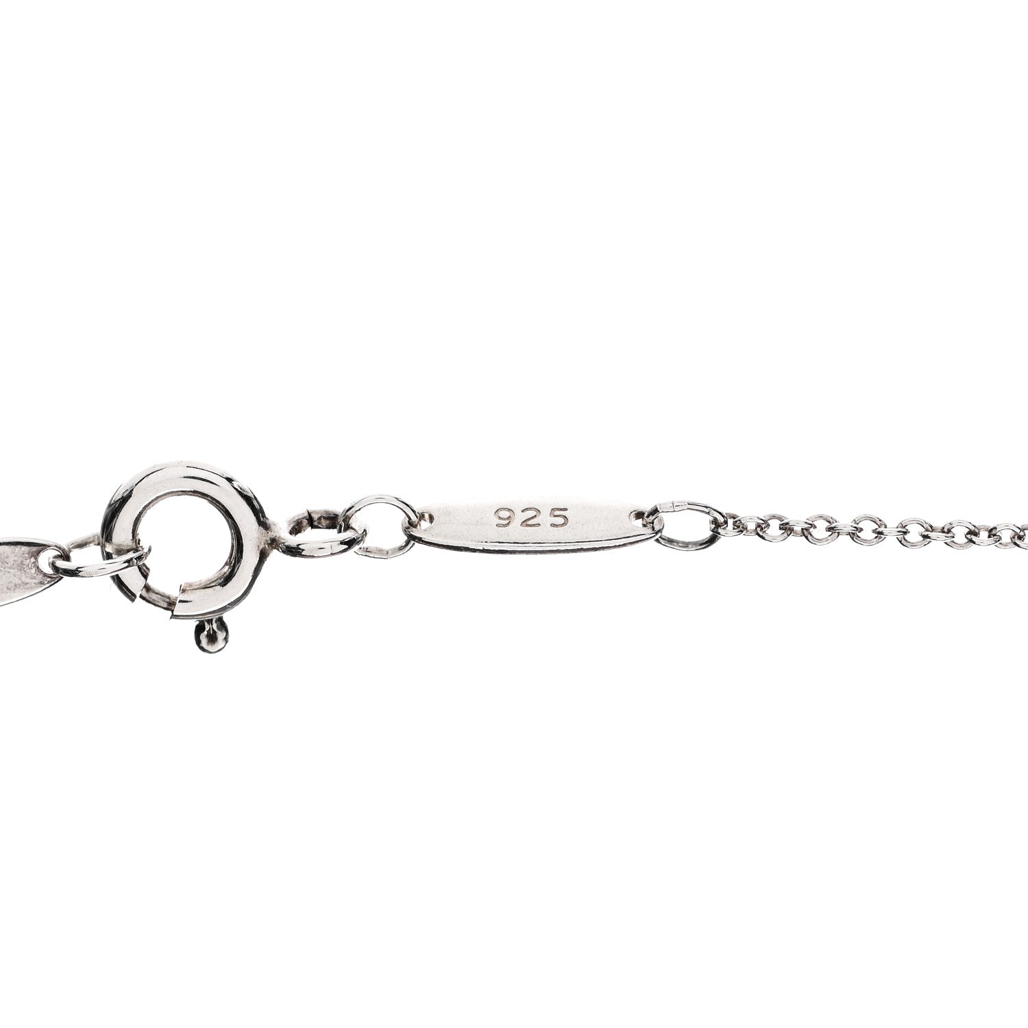 Tiffany Sterling Silver 12mm Elsa Peretti Cross Pendant Necklace 5 of 5