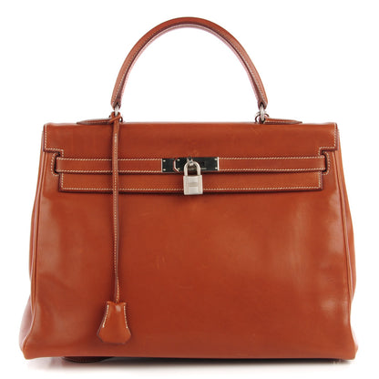 Hermes Natural Barenia Kelly Retourne 35 Fauve 1 of 23