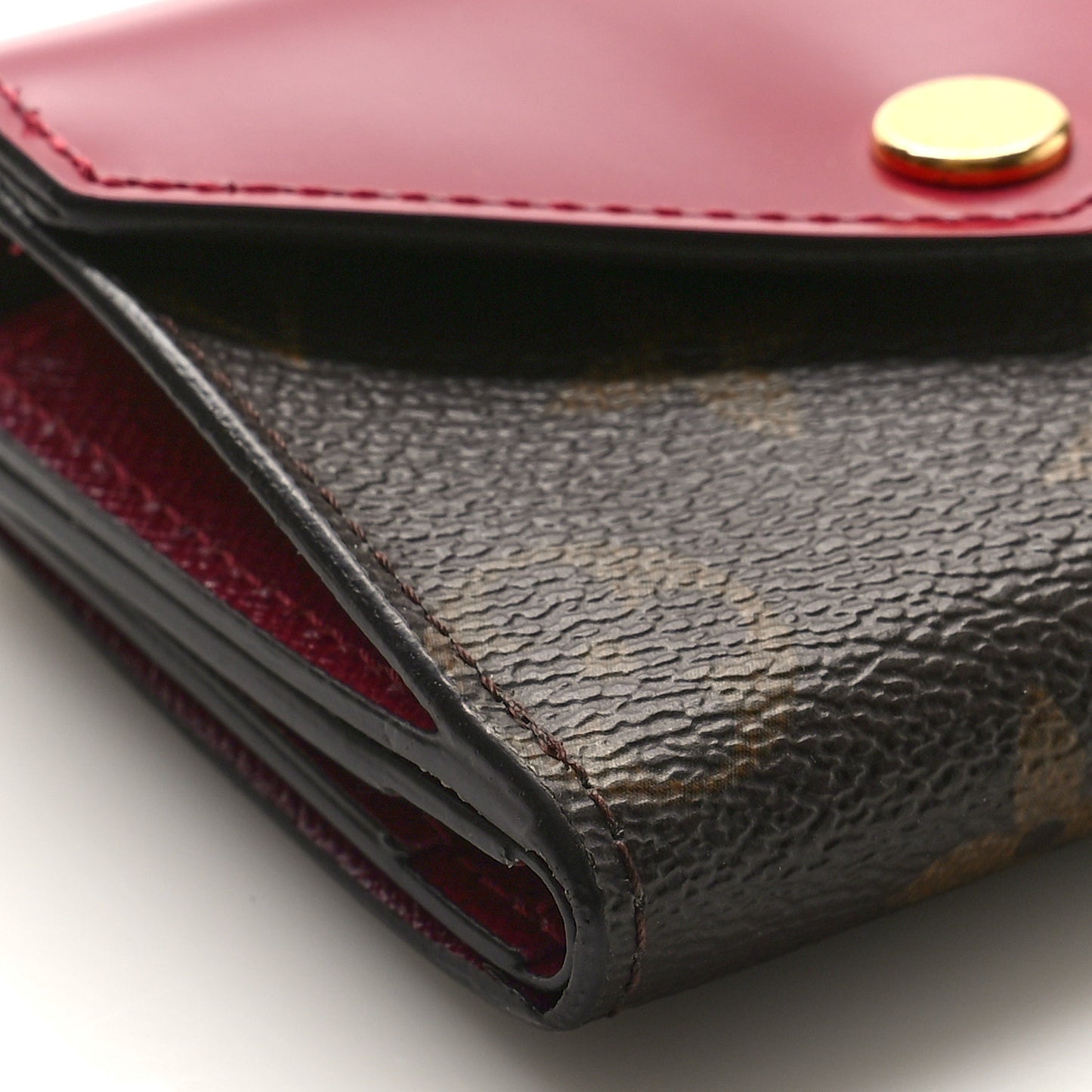 Monogram Zoe Wallet Fuchsia