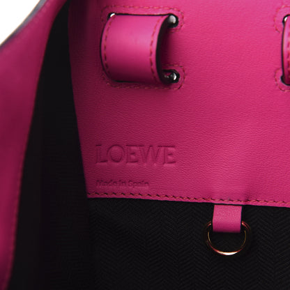 Loewe Calfskin Small Hammock Shoulder Bag Shocking Pink White 7 of 9
