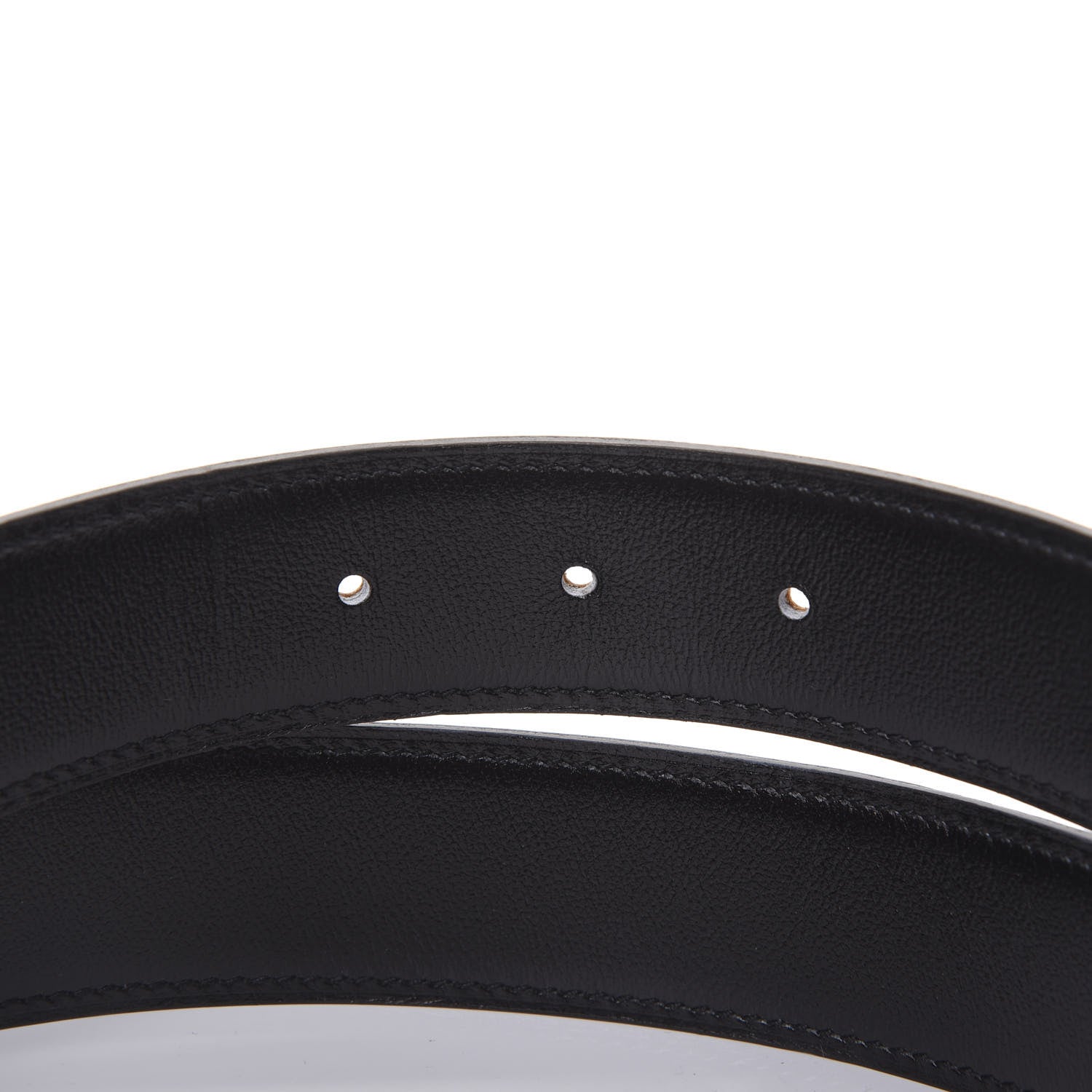 Hermes Box Togo 32mm H Belt 85 Black Gold 4 of 6