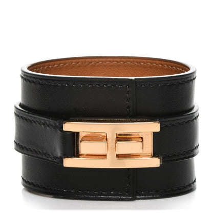 Hermes Box Drag Bracelet T2 Black 1 of 6