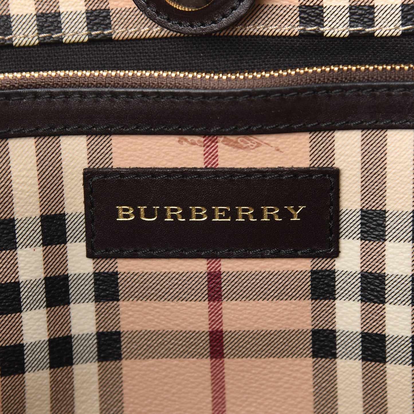 Haymarket Check Small Canterbury Tote Brown