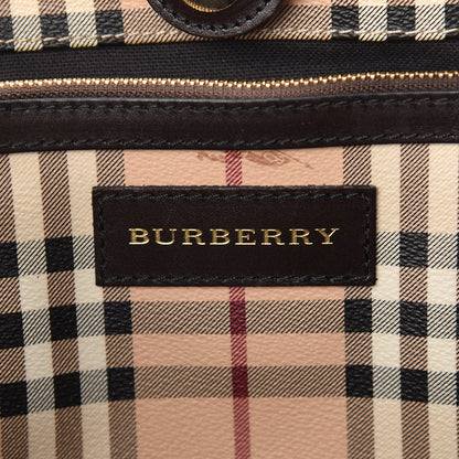 Burberry Haymarket Check Small Canterbury Tote Brown 6 of 9