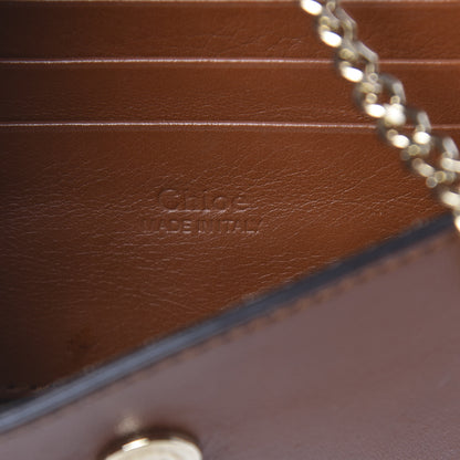 Chloe Suede Calfskin Mini Faye Shoulder Bag Tobacco 6 of 16