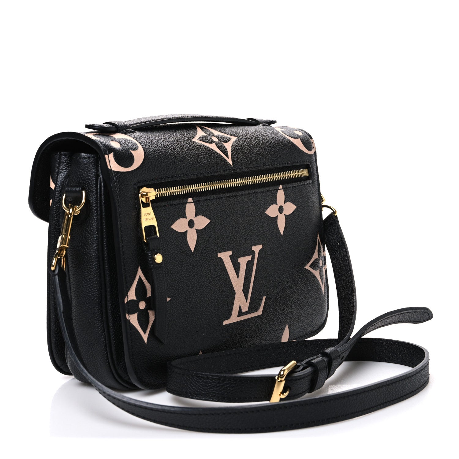 Louis Vuitton Empreinte Monogram Giant Pochette Metis Black Beige 3 of 10