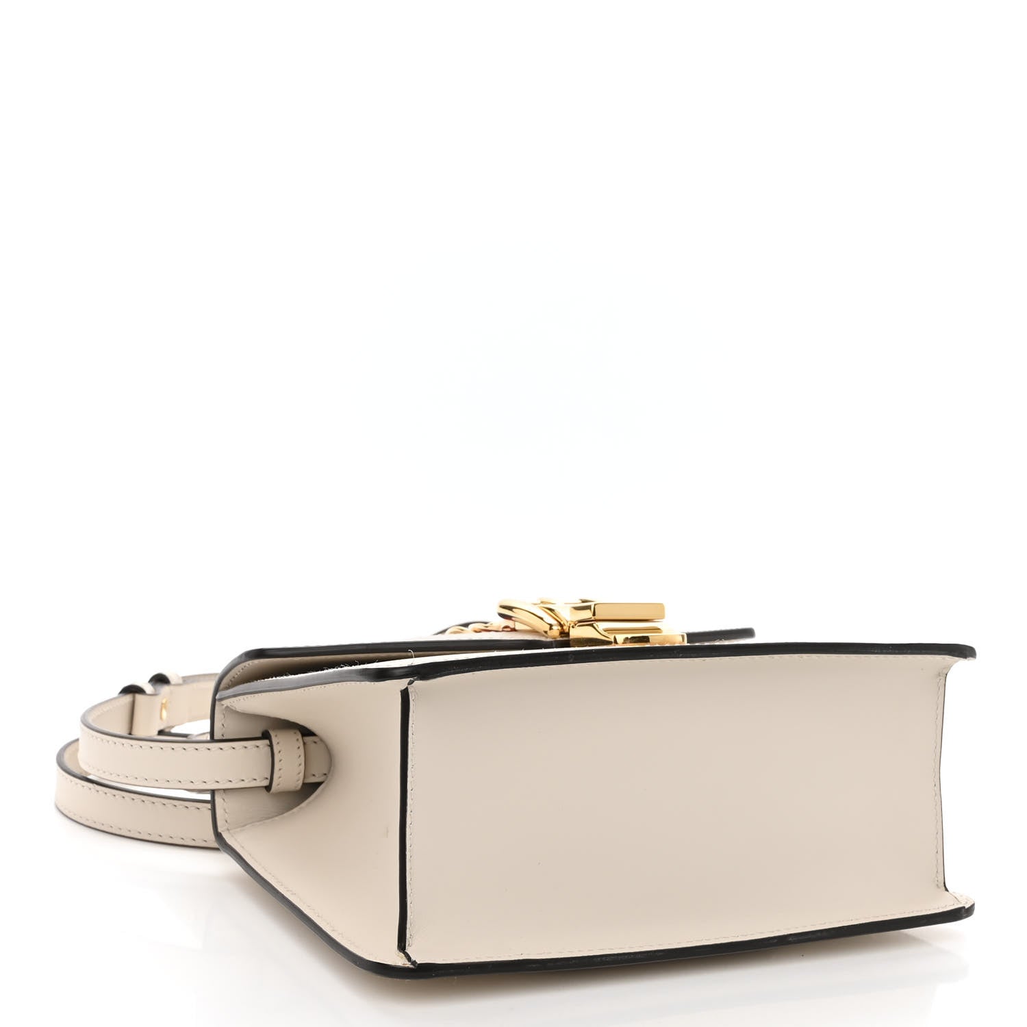 Gucci Calfskin Mini Sylvie Top Handle Bag Off White 4 of 12