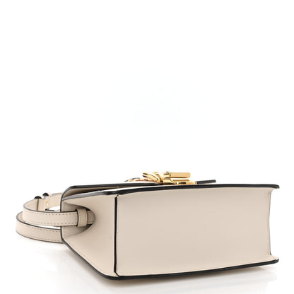 Gucci Calfskin Mini Sylvie Top Handle Bag Off White 4 of 12