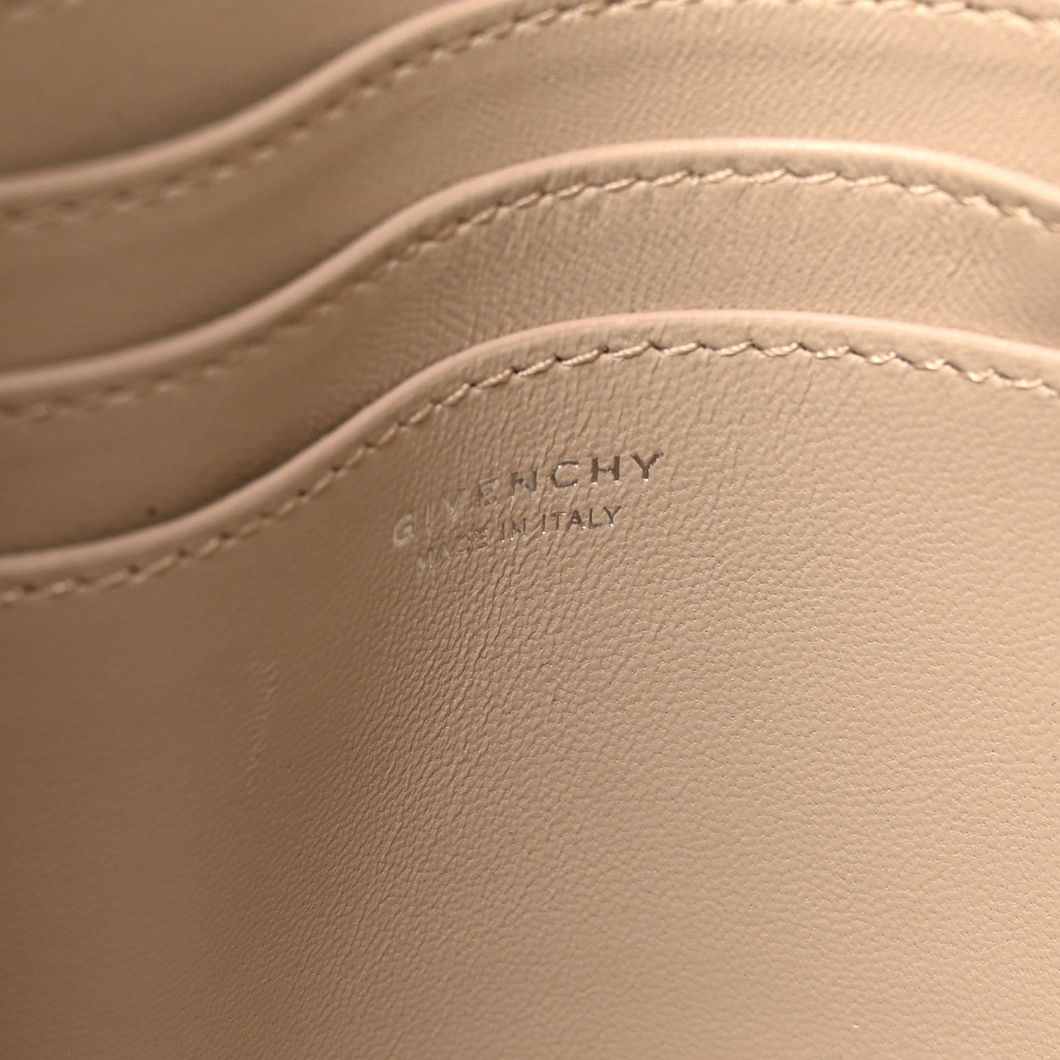 Givenchy Canvas Terry Striped Travel Pouch Ivory 6 of 7