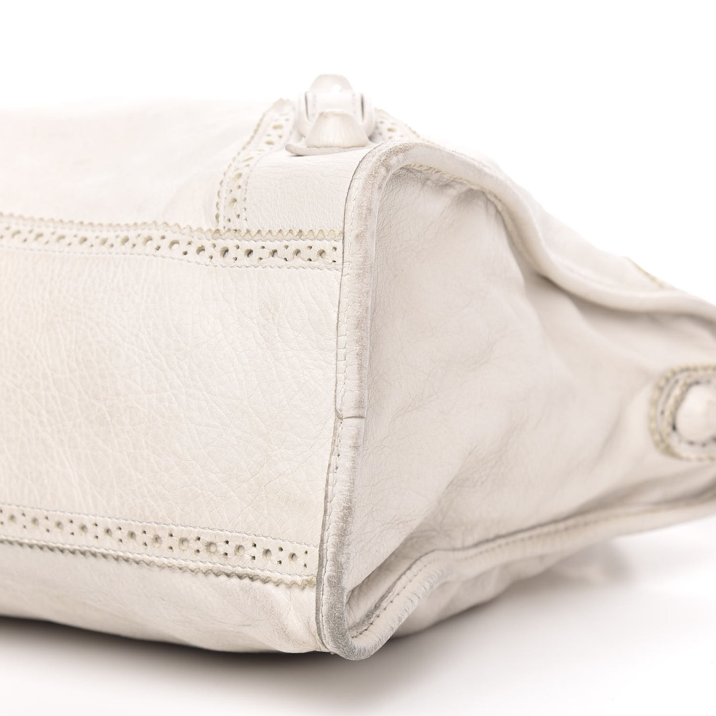 Agneau Giant Brogues Hardware City White Light