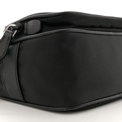 Prada Tessuto Saffiano Brique Crossbody Messenger Bag Black 8 of 9