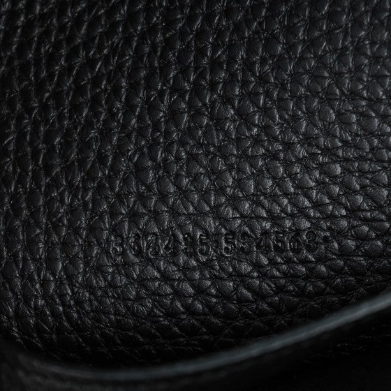 Grand Prix Calfskin Jackie Convertible Shoulder Bag Black