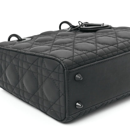 Christian Dior Ultra Matte Calfskin Cannage Small My ABCDior Lady Dior Black 10 of 11