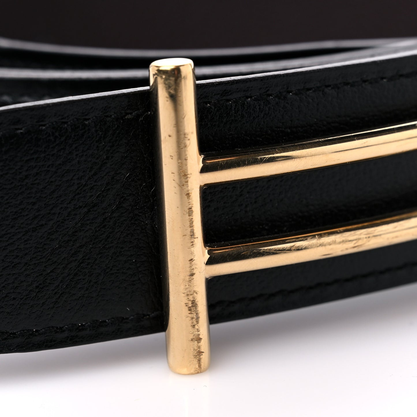 Togo Box 32mm Rider Belt 115 46 Black Chocolate
