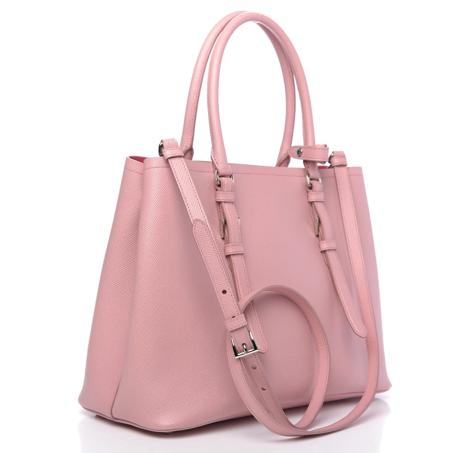 Saffiano Cuir Small Double Handle Tote Pesco