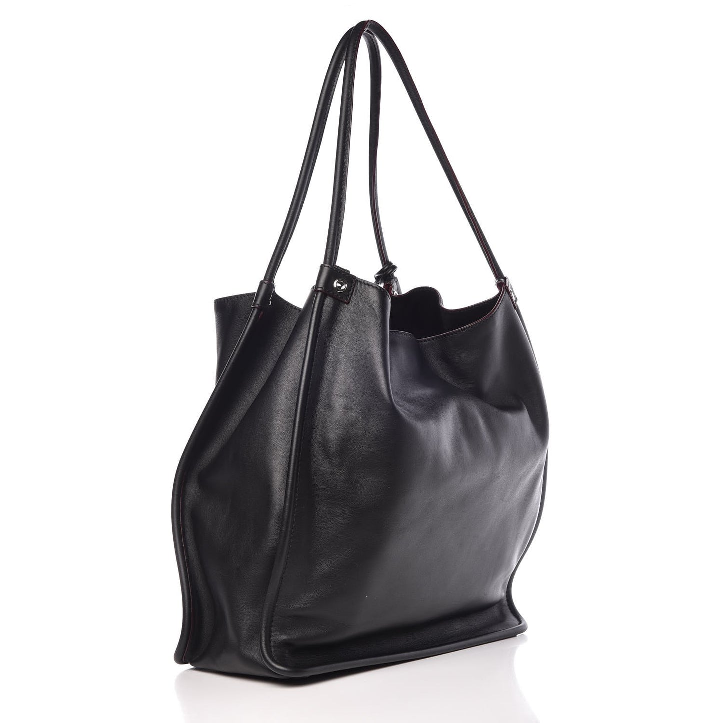 Soft Calfskin Medium Tote Black