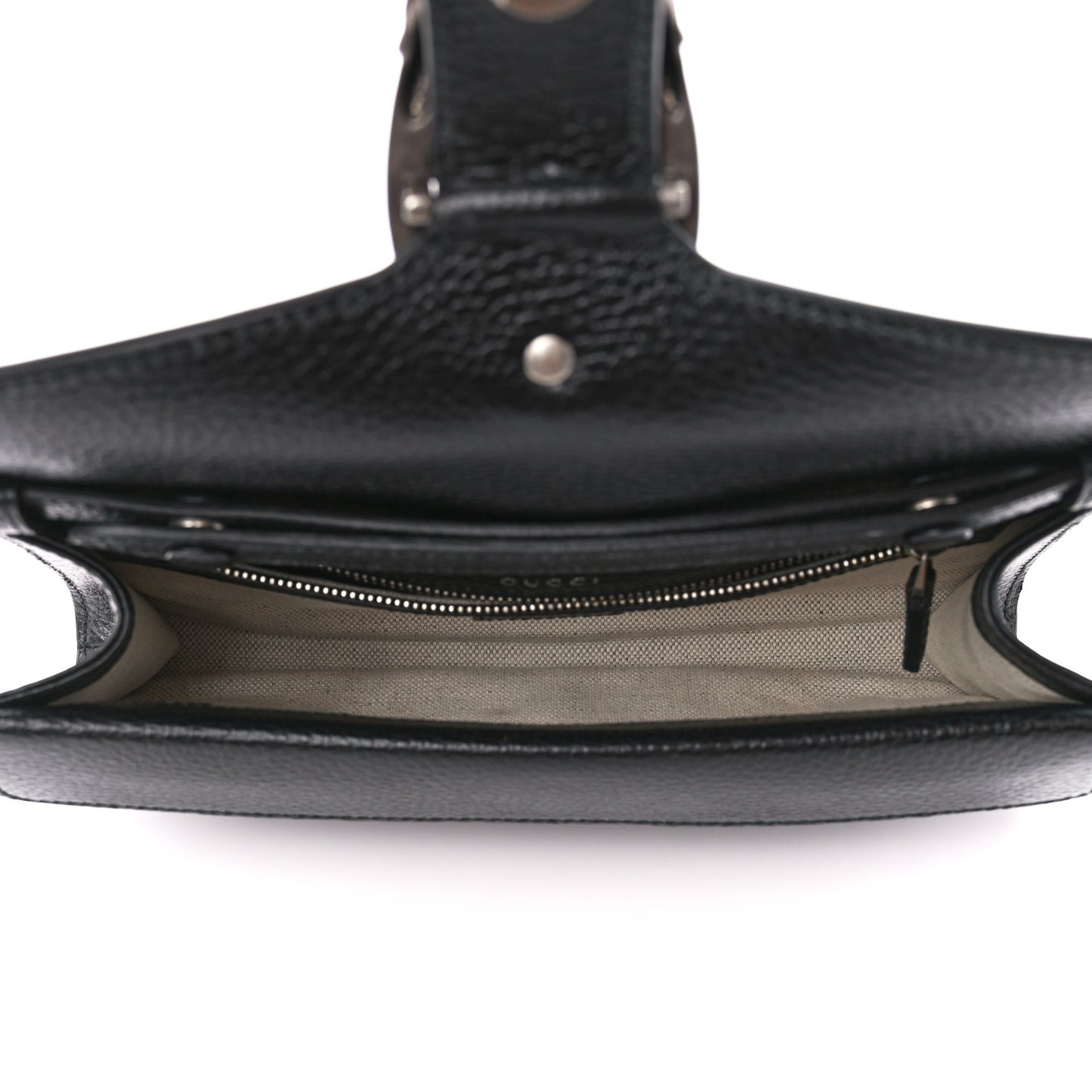 Dollar Calfskin Web Small Dionysus Crossbody Bag Black