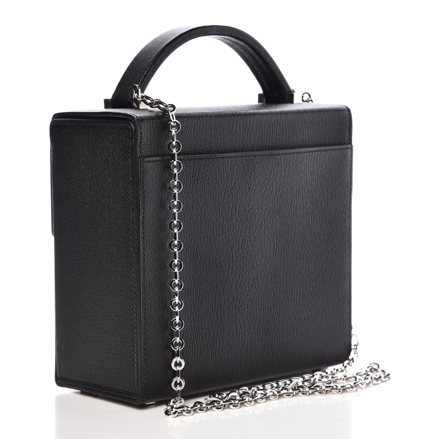 Chevre Mysore Cinhetic Boxy Top Handle Bag Black