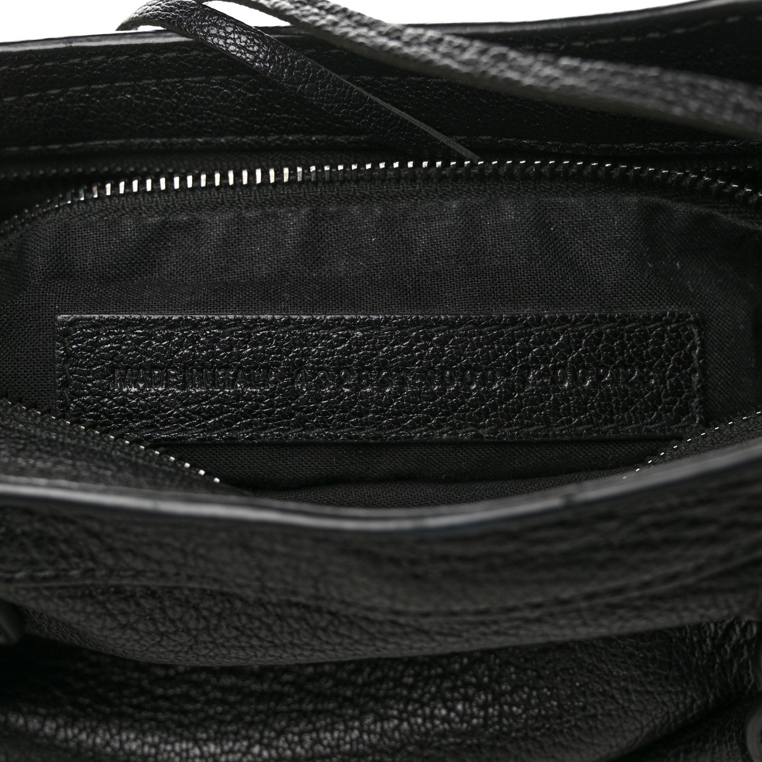 Balenciaga Chevre Black Metallic Edge Hardware S City Black 7 of 11