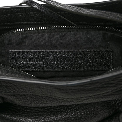 Balenciaga Chevre Black Metallic Edge Hardware S City Black 7 of 11