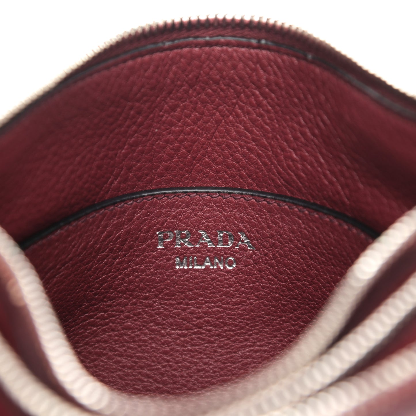 Vitello Phenix Double Zip Crossbody Bag Rubino