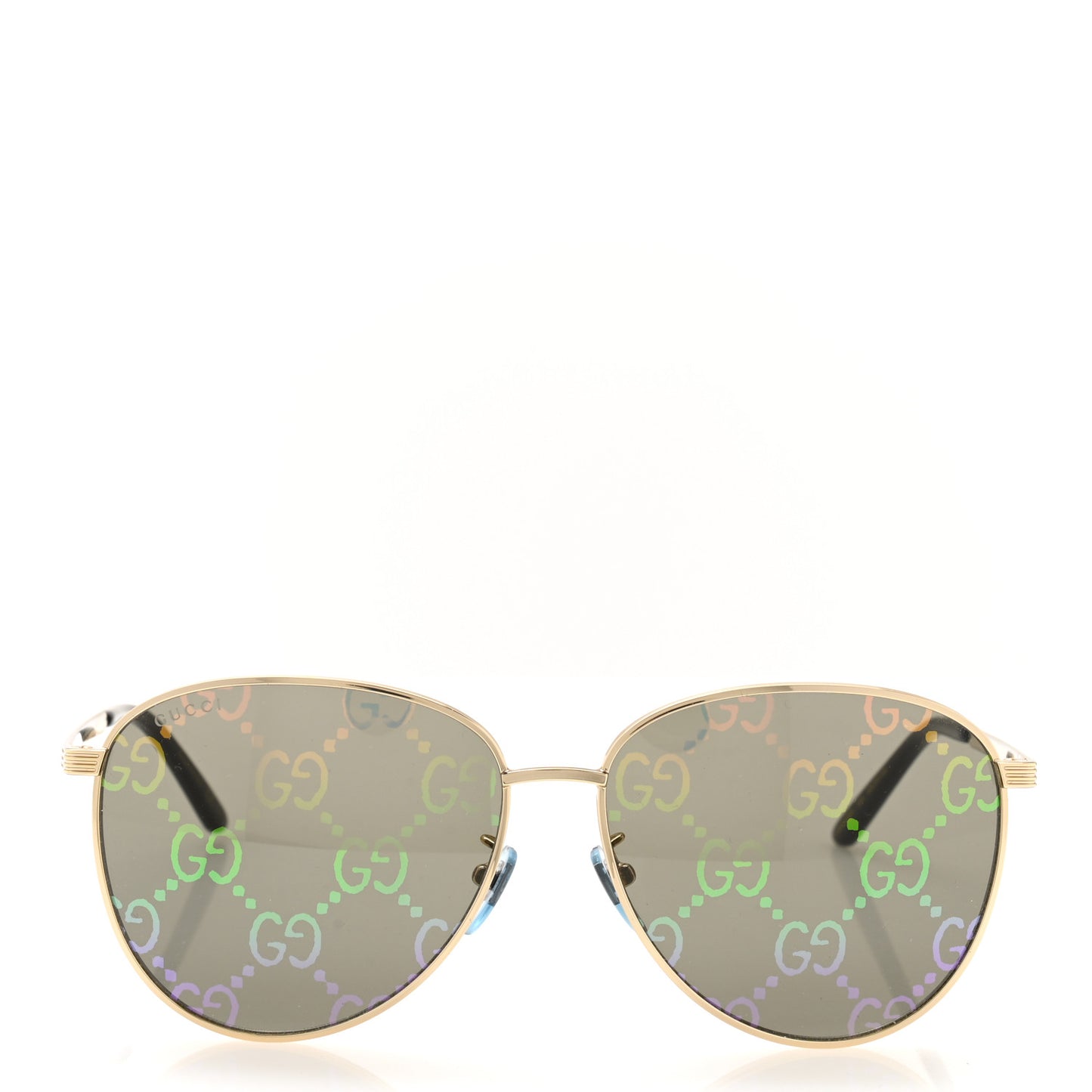 Metal Aviator Sunglasses GG0945SA Gold Multicolor