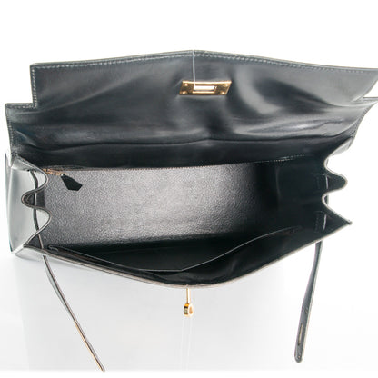 Hermes Box Kelly Sellier 32 Black 8 of 32