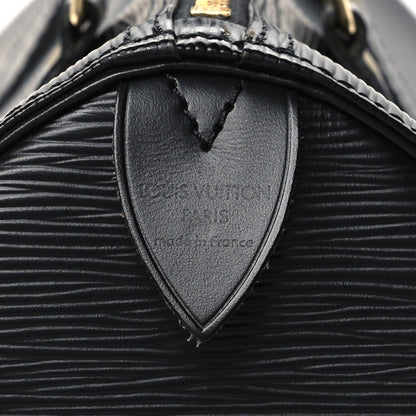 Louis Vuitton Epi Speedy 30 Black 6 of 11