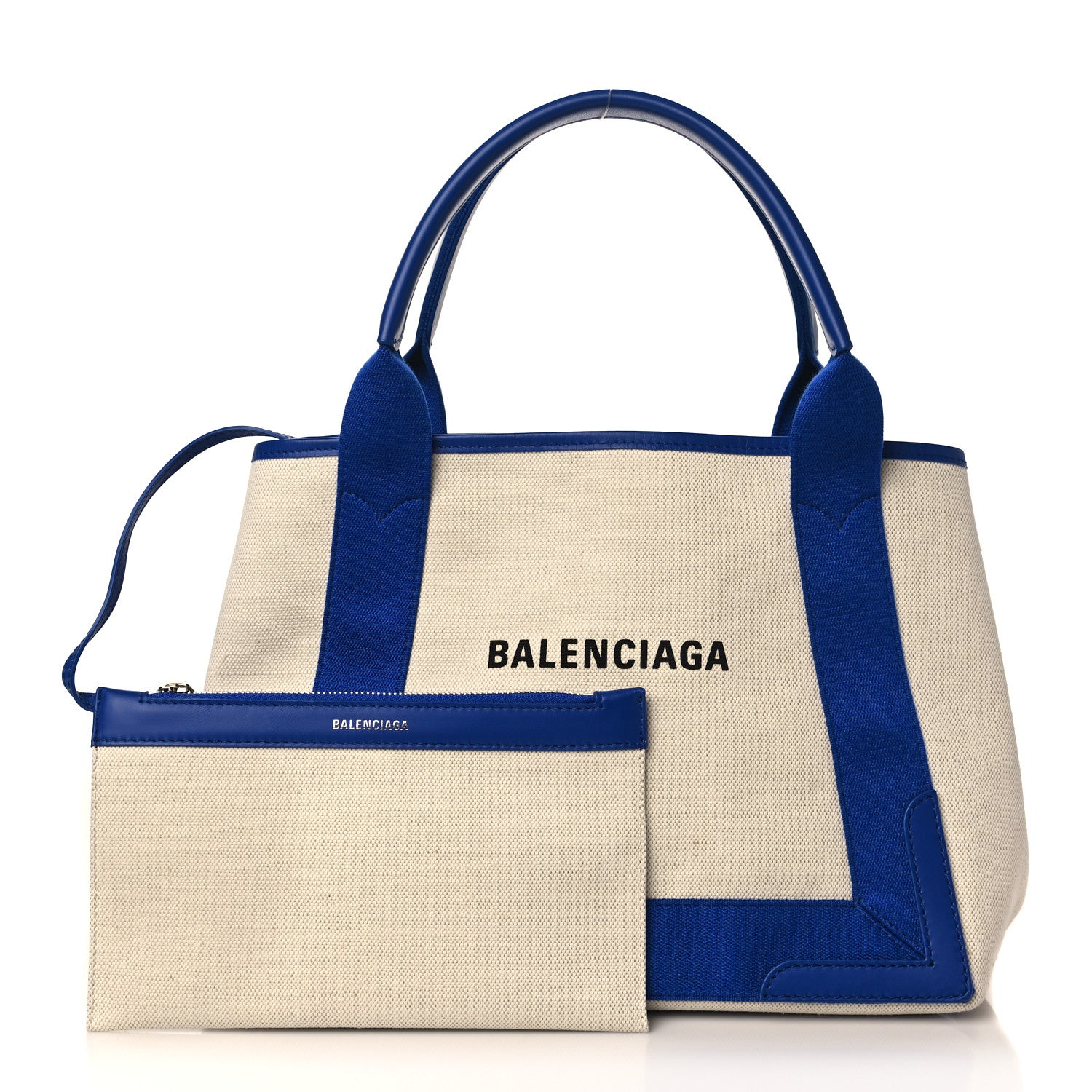 Balenciaga Canvas S Navy Cabas Natural Bleu Nuit 1 of 9