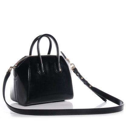 Givenchy Shiny Lord Calfskin Mini Antigona Black 3 of 10