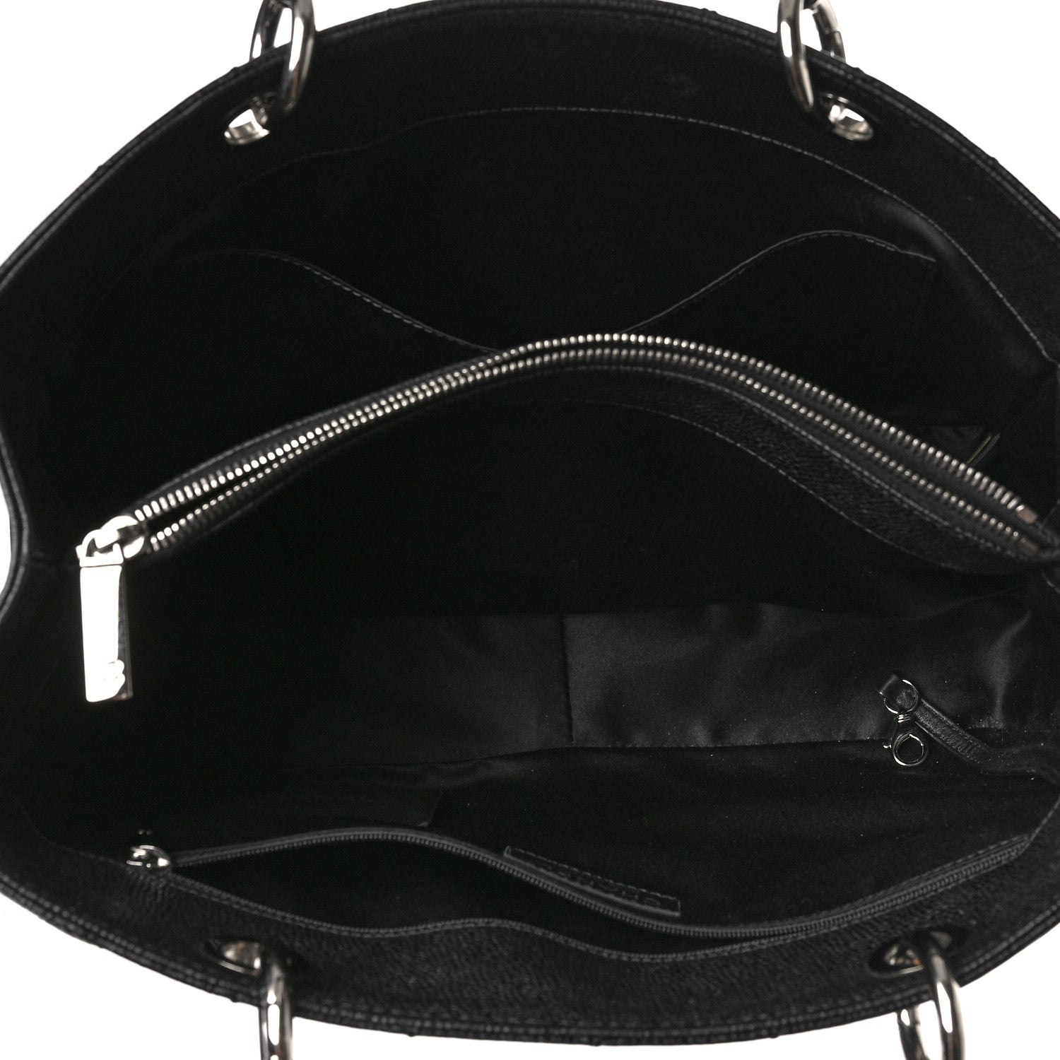 Chanel Caviar Quilted Grand Shopping Tote GST Black 5 of 10