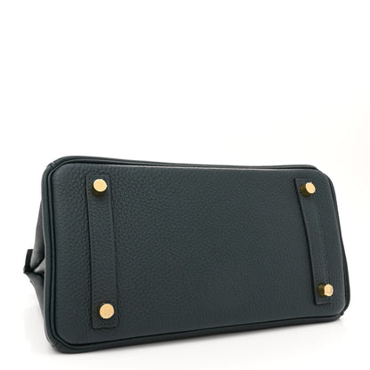 Hermes Togo Birkin 25 Vert Cypress 4 of 11