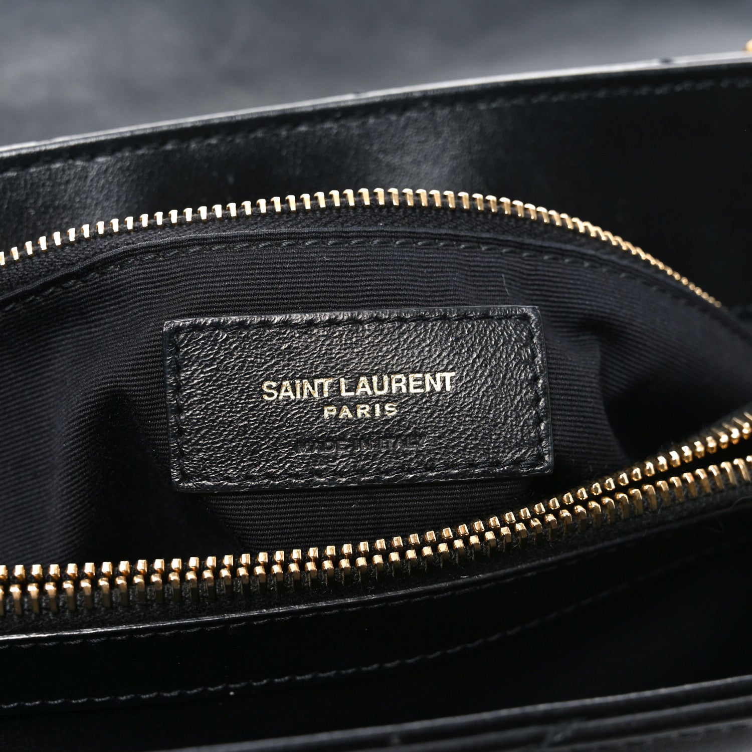 Saint Laurent Calfskin Y Quilted Monogram Medium Loulou Chain Satchel Black 11 of 18