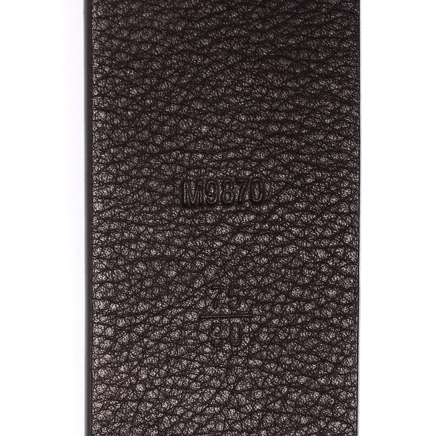 Louis Vuitton Ecrin Calfskin Belt 75 30 Burgundy 5 of 5