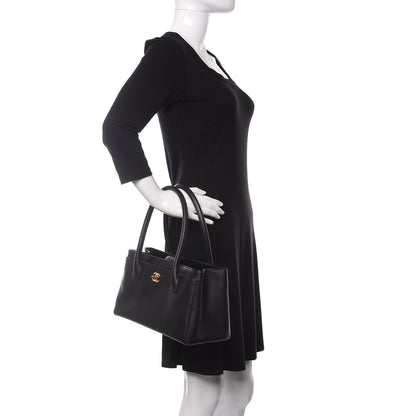 Chanel Calfskin Small Cerf Executive Shopper Tote Black 2 of 10