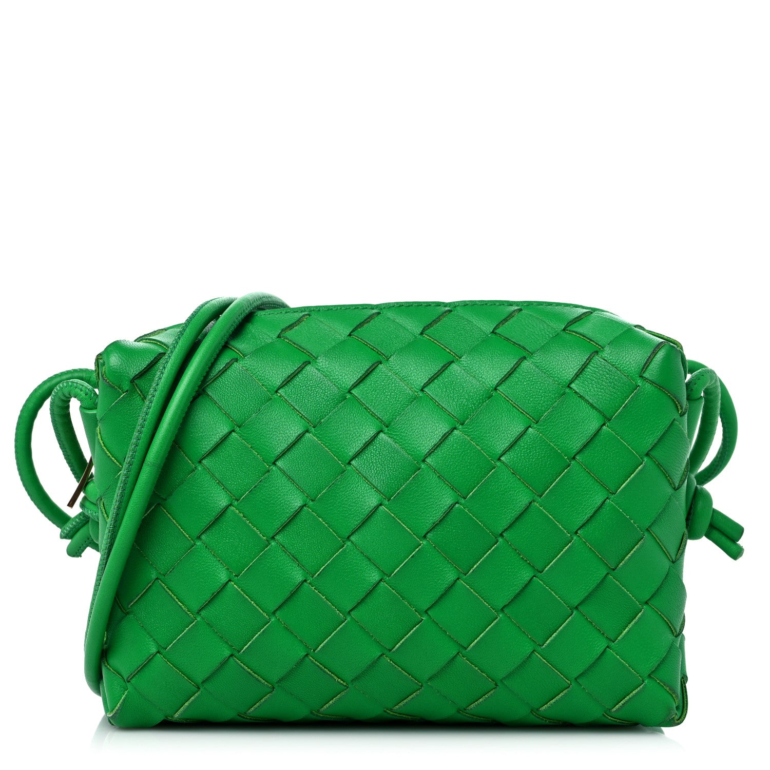 Bottega Veneta Nappa Intrecciato Mini Loop Camera Bag Parakeet 1 of 9