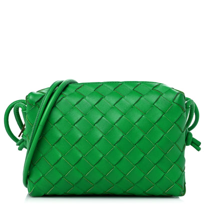 Bottega Veneta Nappa Intrecciato Mini Loop Camera Bag Parakeet 1 of 9