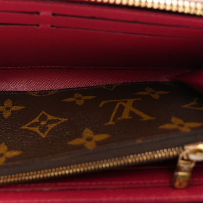 Louis Vuitton Monogram Clemence Wallet Fuchsia 5 of 8