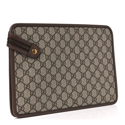 Gucci GG Supreme Monogram Web Small Ophidia Documents Holder Beige New Acero 3 of 10