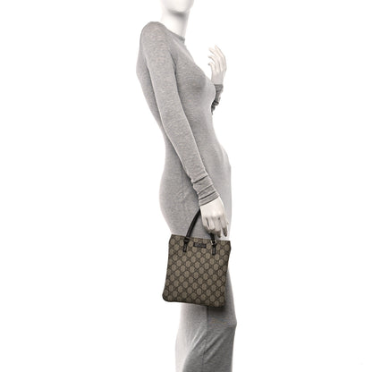 Gucci GG Supreme Monogram Mini Vertical Tote Dark Brown 3 of 17